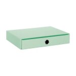 R�ssler - bo�te d'archives tiroir coulissant carton vert a4 - vert