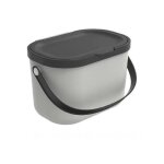 Rotho albula blanc - poubelle de tri slectif - 3, 2 l