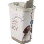 Rotho container croquettess joy pour chien - 25 l