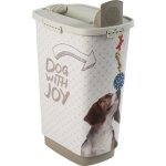 Rotho container croquettess joy pour chien - 50 l