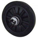 Roue avant avec axe long pour s�che linge whirlpool 481252898003 481252898003 awz231 am69 awz3789 ec3294 ...