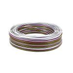 Rouleau 100m gaine c�ble electrique plat 0. 5mm pour ruban led