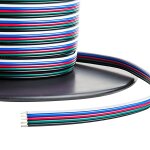 Rouleau 100m gaine c�ble electrique plat 0. 5mm pour ruban led