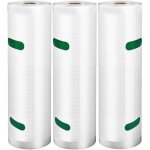 Rouleaux de sacs sous vide, economiseur d'aliments, sacs de stockage sous vide rapides, cuisson sous ...