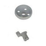 Roulette panier inferieur (x1) lave vaisselle siemens sn752054