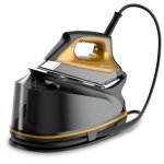 Rowenta dg7644 2200 w 1, 1 l semelle laser hd microsteam 400 noir et or