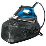 Rowenta dg9160 2800 w 1, 1 l semelle 3de laser hd microsteam 400 noir et bleu