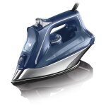 Rowenta dw8215 fer � repasser � sec ou � vapeur semelle laser hd microsteam 400 2800 w bleu