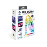 Ruban led rgb geek monkeys 2 m + télécommande et usb Ruban led rgb geek monkeys 2 m + télécommande et usb
