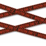 Ruban plastique signalisation zone infection 6m
