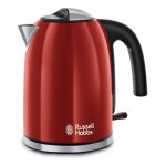 Russell hobbs 20412 - 70 bouilloire 1, 7 l noir, rouge et acier inoxydable