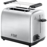 Russell hobbs adventure 24080 - 56 - grille - pain - 2 tranche - 2 emplacements - acier inox bross / ...