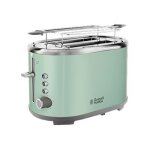 Russell hobbs bubble 25080 - 56 - grille - pain - 2 tranche - 2 emplacements - vert pastel / acier inox ...