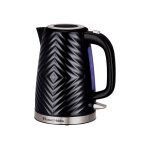 Russell hobbs groove 26380 - 70 - bouilloire - 1. 7 litres - 2. 4 kwatt - noir avec des touches d'inox ...