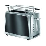Russell hobbs luna 23221 - 56 - grille - pain - 2 tranche - 2 emplacements - gris clair de lune