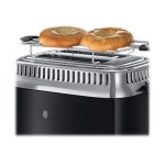 Russell hobbs retro 21681 - 56 classic - grille - pain - 2 tranche - 2 emplacements - noir ultra brillant ...