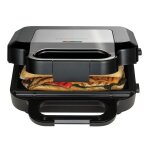 Russell hobbs sandwich waffle maker 3 - in - 1 3in1 black siver 26810 - 56 2681056 (26810 - 56)