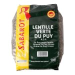Sabarot lentilles vertes du puy bio riches en prot�ines fibres 5 kg cuisine saine gourmande naturelle ...