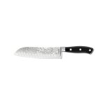Carbon - couteau santoku 18 cm martel avec protection de lame