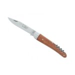 Au sabot 170636 couteau l'alsacien, 2 p. (lame de 7, 5 cm acier carbone xc 75, tire - bouchon), manche ...
