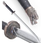 Sabre en polypropylene katana argent epee duncan epee entrainement combat d�coration