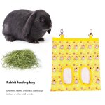 Sac d'alimentation pour animaux de compagnie, sac a excr�ments de lapin, support de poche suspendu pour ...
