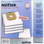 Sac aspirateur nilfisk power series dustbags - 4 sacs poussire + pr - filtre