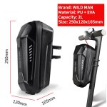 Sac avant universel pour trottinette electrique xiaomi m365, etanche, rangement avant, vlo, 2 - 5l - ...