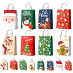 Sac cadeau de no�l, sac cadeau de no�l 24pcs, adapt� � la d�coration cadeau de no�l, cadeau de f�te � ...