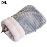 Sac de couchage doux et confortable pour chat, drapeau epais, type de poche, lit de couette pour chaton ... Sac de couchage doux et confortable pour chat, drapeau epais, type de poche, lit de couette pour chaton ...