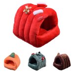Sac de couchage de nol en forme de cochon d'inde, doux, sac de couchage pour petits animaux domestiques, ...