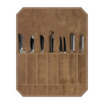 Sac � couteaux de camping en toile - rangement pour couteaux de chef kaki