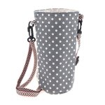 Sac de couverture de bouteille d'eau a bandoulire avec sangle rglable, porte - bouteille portable en ...
