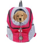 Sac a dos de transport pour animaux de compagnie (rouge), adapt� aux chiens et chats jusqu'� 3 - 7 kg, ...