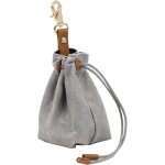 Sac de formation de thrapie impermable pour chien (gris) sac de thrapie pour chiot en toile avec cordon ...