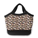 Sac fourre - tout portable avec ours mignon de no�l - boules de no�l