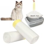 Sacs de liti�re pour chat, 20 sacs liti�re chat, 94 * 45. 7cm sacs pour bac a liti�re pour chat avec ...
