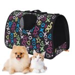 Sac a main de transport pour chien et chat, sacoche de voyage pliable, maille de transport pour chiot, ...