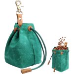 Sac de nourriture portable r�glable avec cordon de serrage et boucle, sac de friandises, petit sac d'entra�nem ...