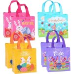 Sac de p�ques color� - 8 pi�ces pour la chasse aux ?ufs des enfants, plaisir garanti !