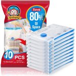 Sacs de rangement sous vide 10 pi�ces 70x50cm sac sous vide aspirateur housse de rangement sous vide ...