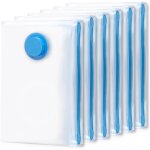 Sacs de rangement sous vide 6 pi�ces 70x50cm sac sous vide v�tements aspirateur housse de rangement sous ...