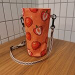 Sac de rangement en toile de coton et de lin, porte - bouteille rglable, portable, 1 pice