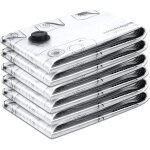 Sac sous vide vetement aspirateur 6 pi�ces (60x40cm), sac de rangement sous vide s, pour les voyages ...