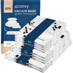 Sac sous vide v�tements aspirateur 9 pi�ces - housses de rangement sous vide (4 * 60x40cm 3 * 80x60cm ...