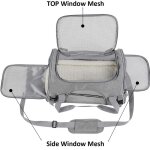 Sac de transport pour chat pliable et lavable - violet (44 * 28 * 25cm) pour chat chaton chiot lapin ... Sac de transport pour chat pliable et lavable - violet (44 * 28 * 25cm) pour chat chaton chiot lapin ...