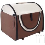 Sac de transport chien caisse pliable chien avec coussin amovible