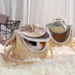 Sac de transport de hamster en plein air, fournitures d'accessoires de hamster, sacs a bandoulire de ...