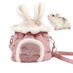 Sac de transport portable pour petits animaux, sac de couchage chaud, pour voyage, pour rat, hamster, ...