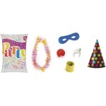 Sachet de cotillons transparent 6 pi�ces diff�rentes